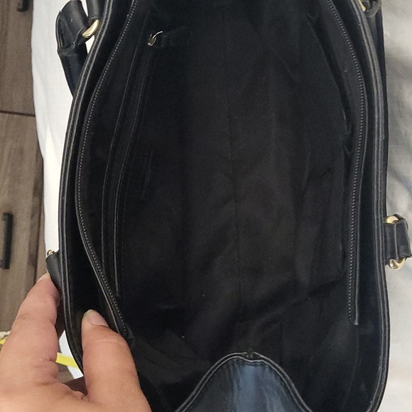 Merona black pocketbook - Picture 6 of 9